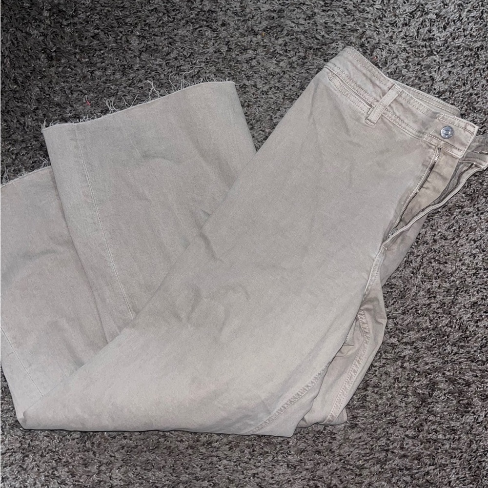 Beige Mango Jeans
